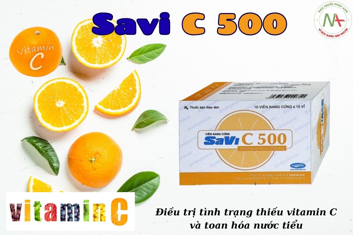 Savi C 500 bổ sung vitamin C
