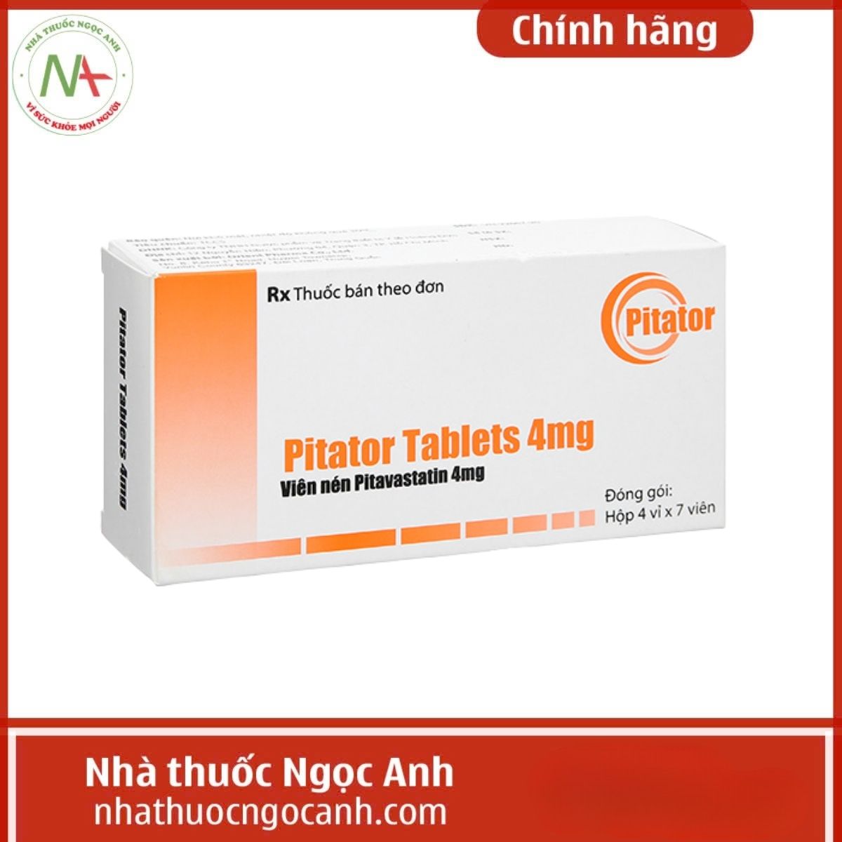 Thuốc Pitator Tablets 4mg Orient Pharma