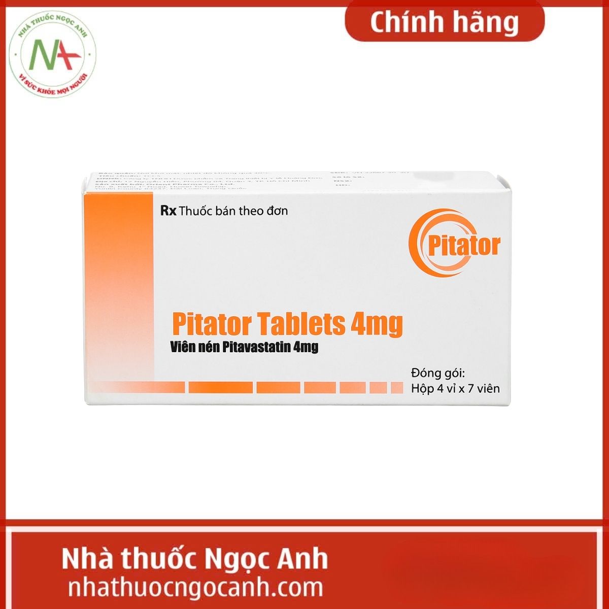 Thuốc Pitator Tablets 4mg Orient Pharma