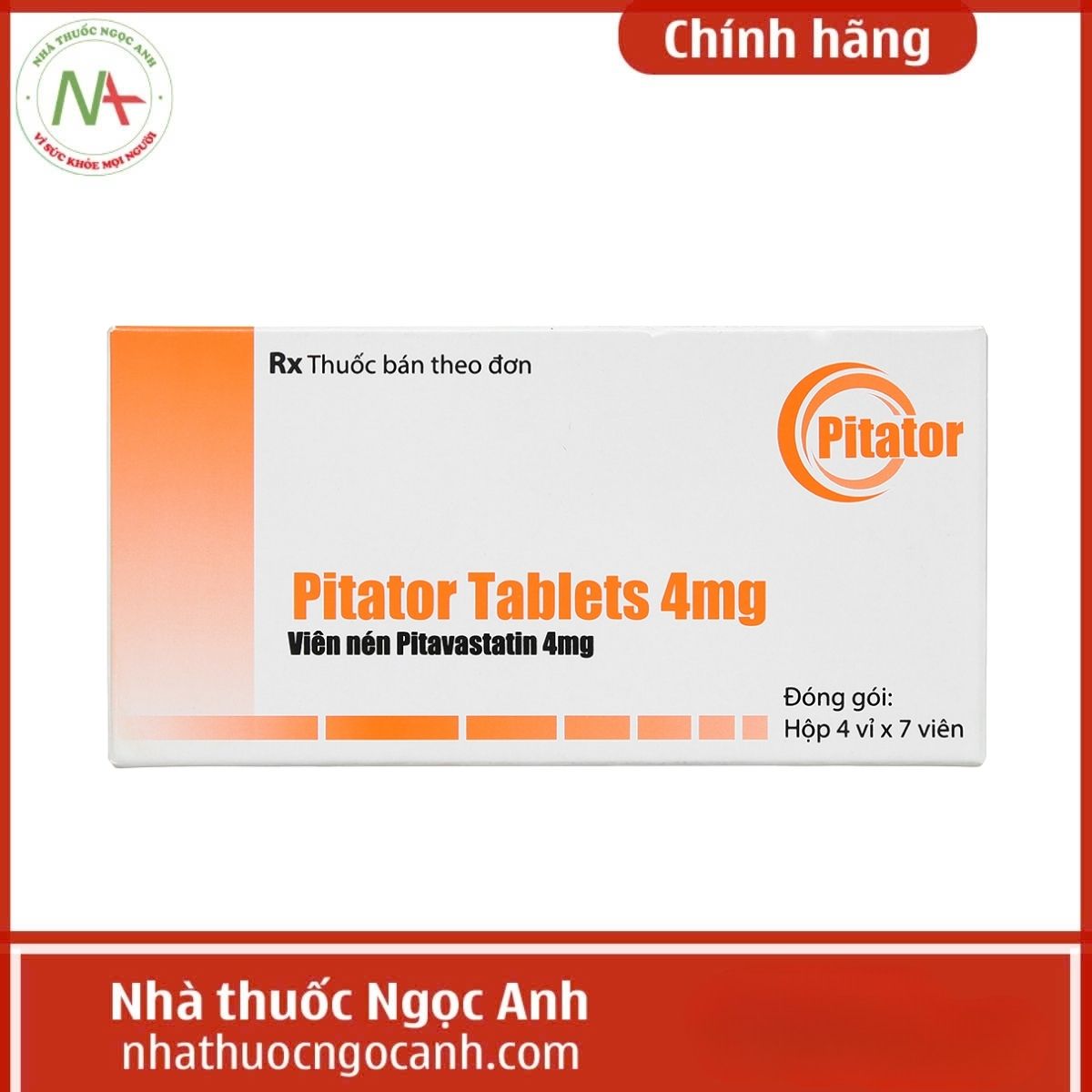 Thuốc Pitator Tablets 4mg Orient Pharma