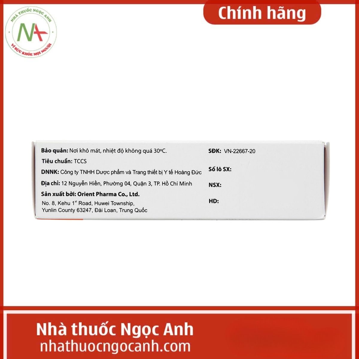 Thuốc Pitator Tablets 4mg Orient Pharma