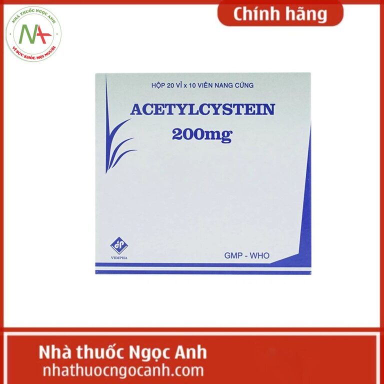 Acetylcystein 200mg Vidipha