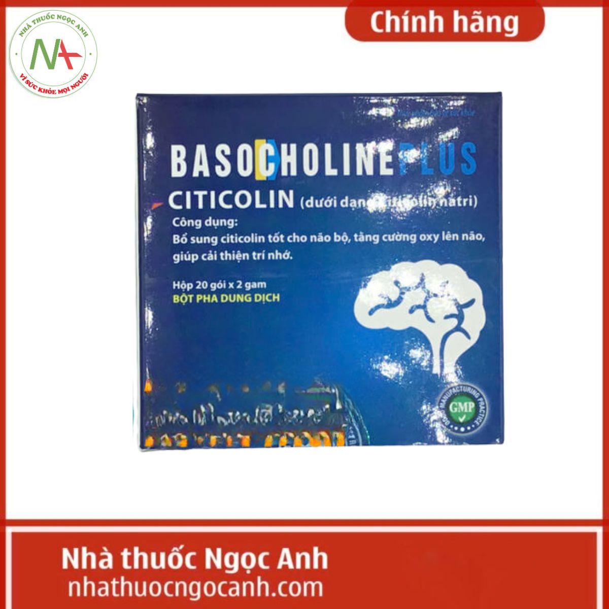 Basocholine Plus (Citicolin) có tác dụng gì, có tốt không, giá bao nhiêu?