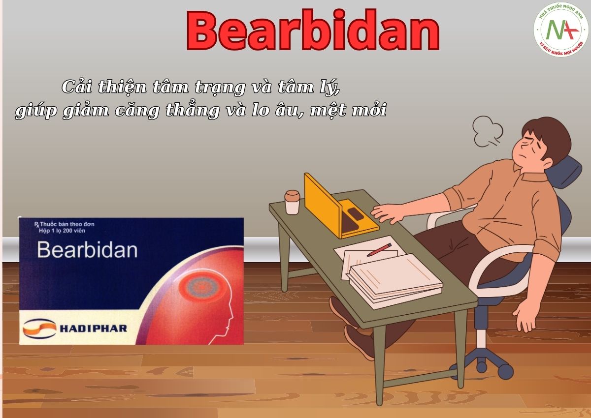 Bearbidan giúp cải thiện tâm trạng và tâm lý