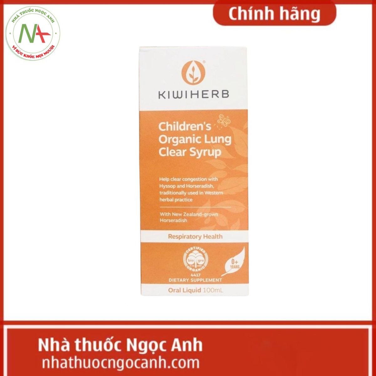 Children's Organic Lung Clear Syrup