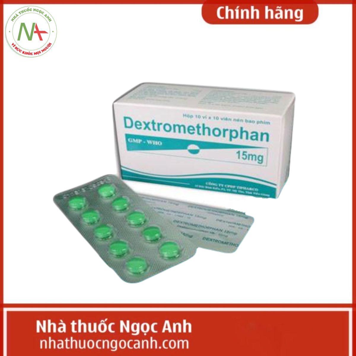 Dextromethorphan 15mg Tipharco
