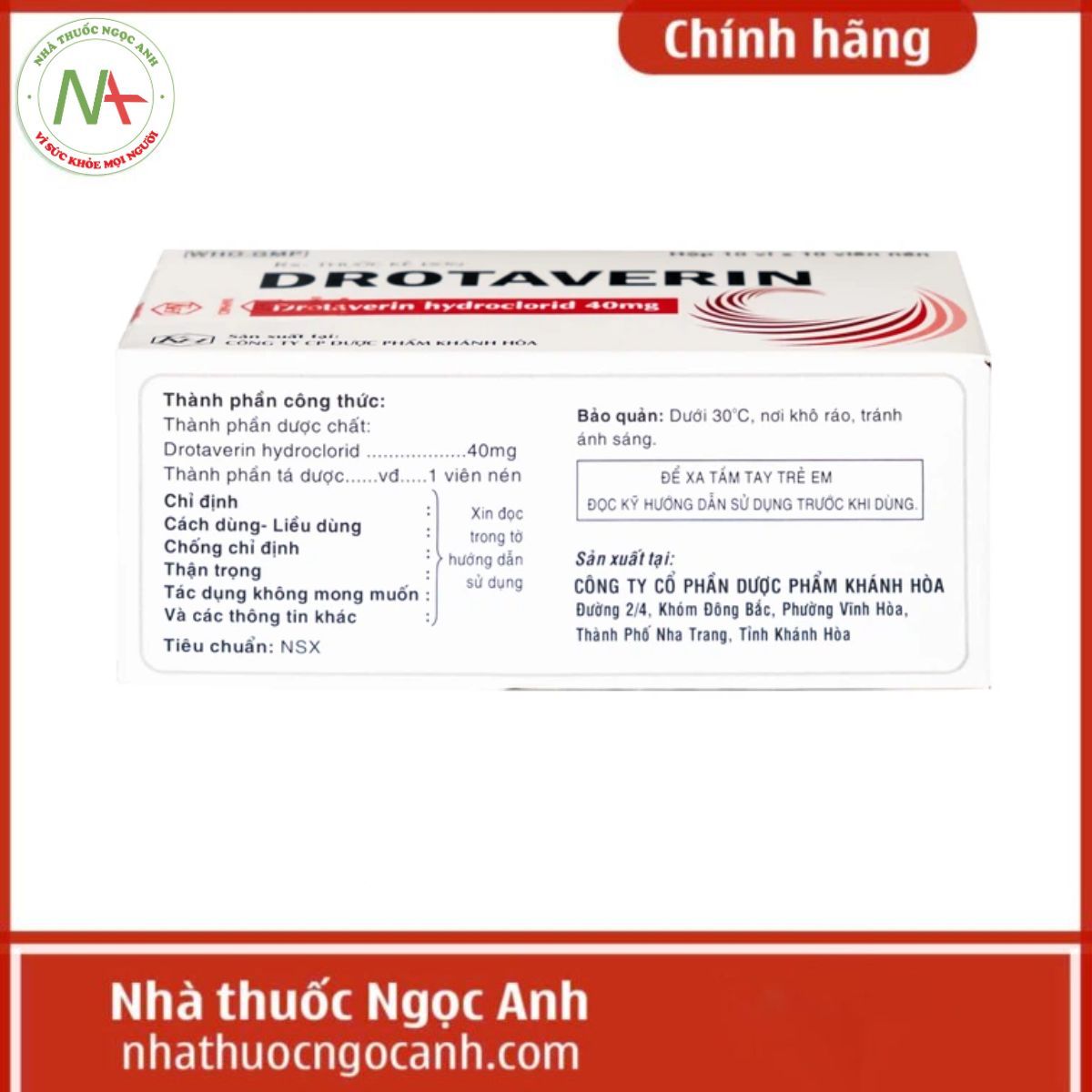 Drotaverin 40mg Khapharco
