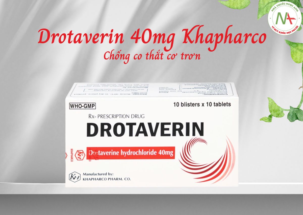 Drotaverin 40mg Khapharco