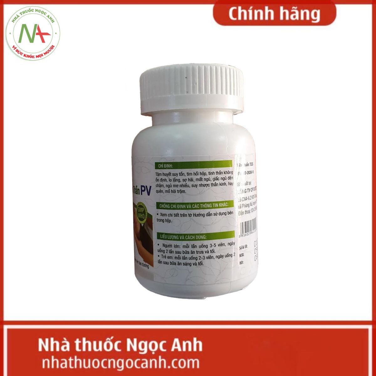 Dưỡng Tâm An Thần PV