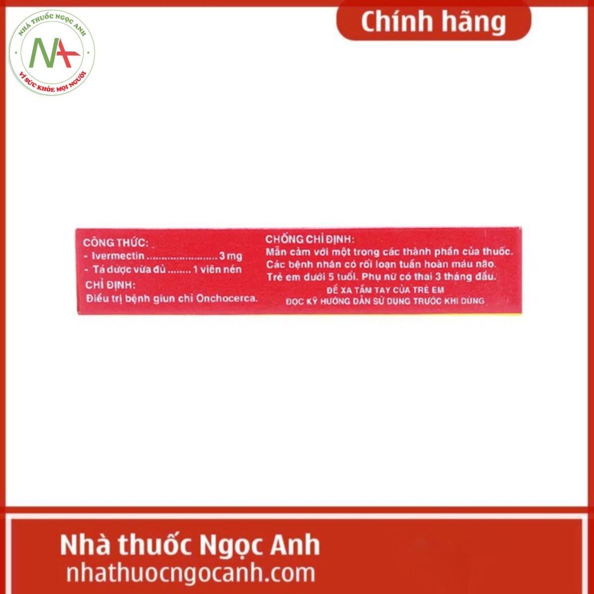 Ivermectin 3mg Dược Phẩm 3/2