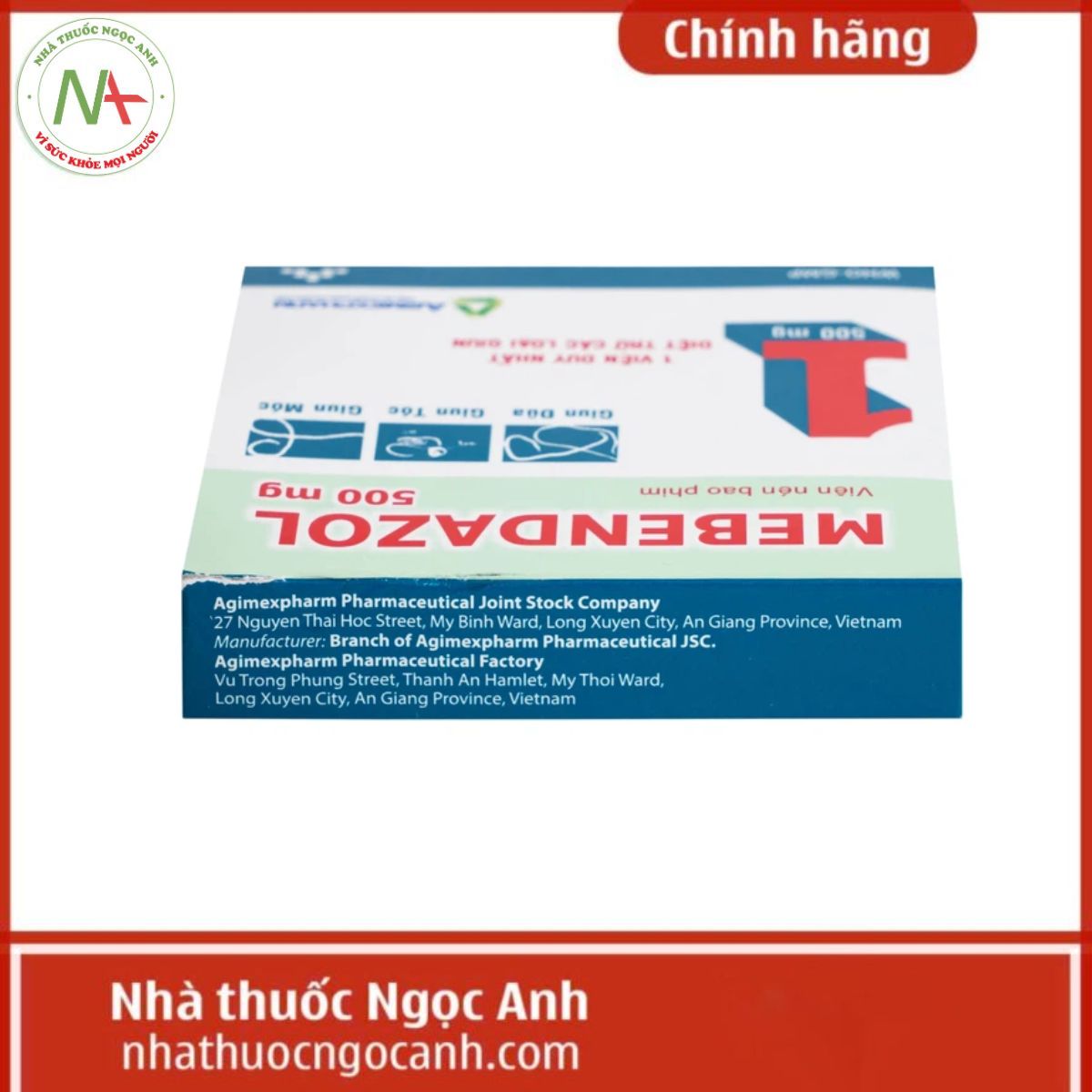 Mebendazol 500mg Agimexpharm