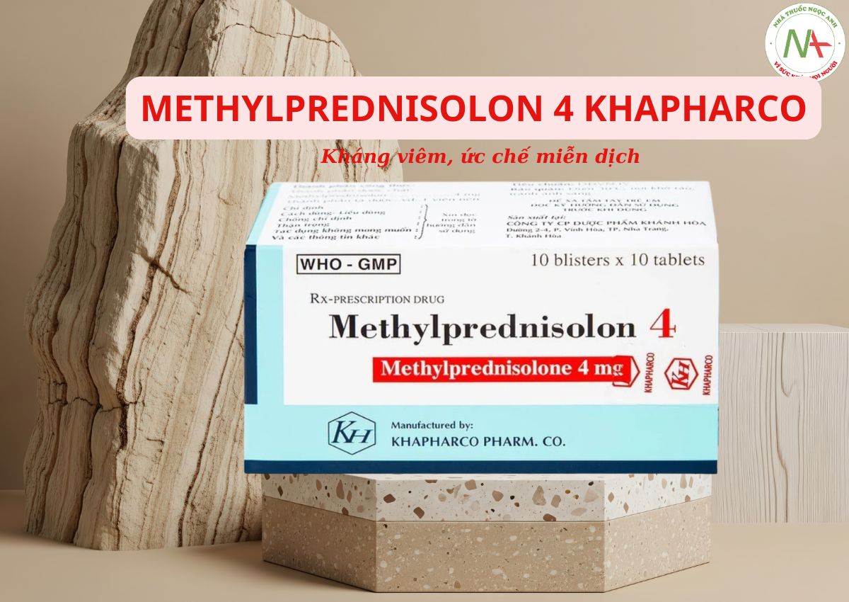 Methylprednisolon 4 Khapharco