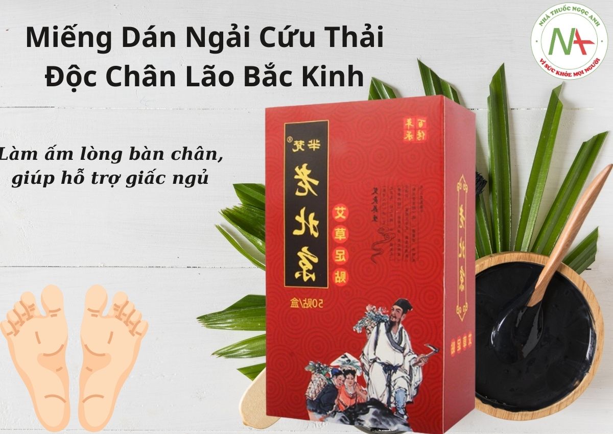 Miếng Dán Ngải Cứu Thải Độc Chân Lão Bắc Kinh