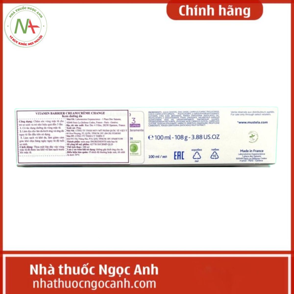 Mustela Vitamin Barrier Cream