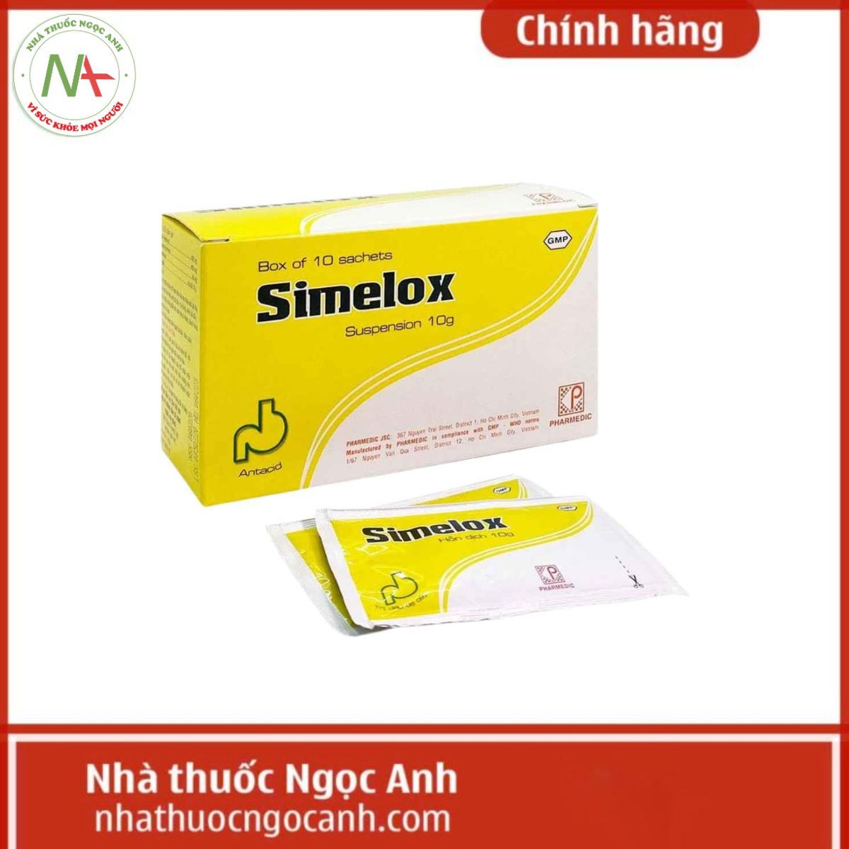 Thuốc Simelox 10g là thuốc gì, có tác dụng gì, giá bao nhiêu?