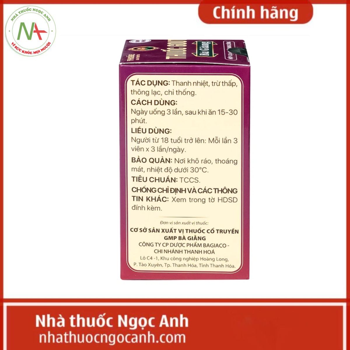 Thuốc Gout Bà Giằng