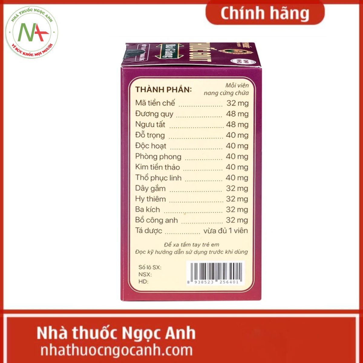 Thuốc Gout Bà Giằng