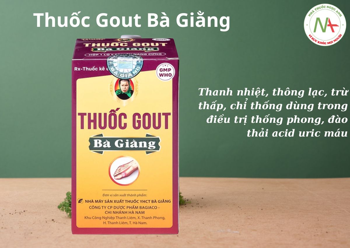 Thuốc Gout Bà Giằng 3 Thuốc Gout Bà Giằng