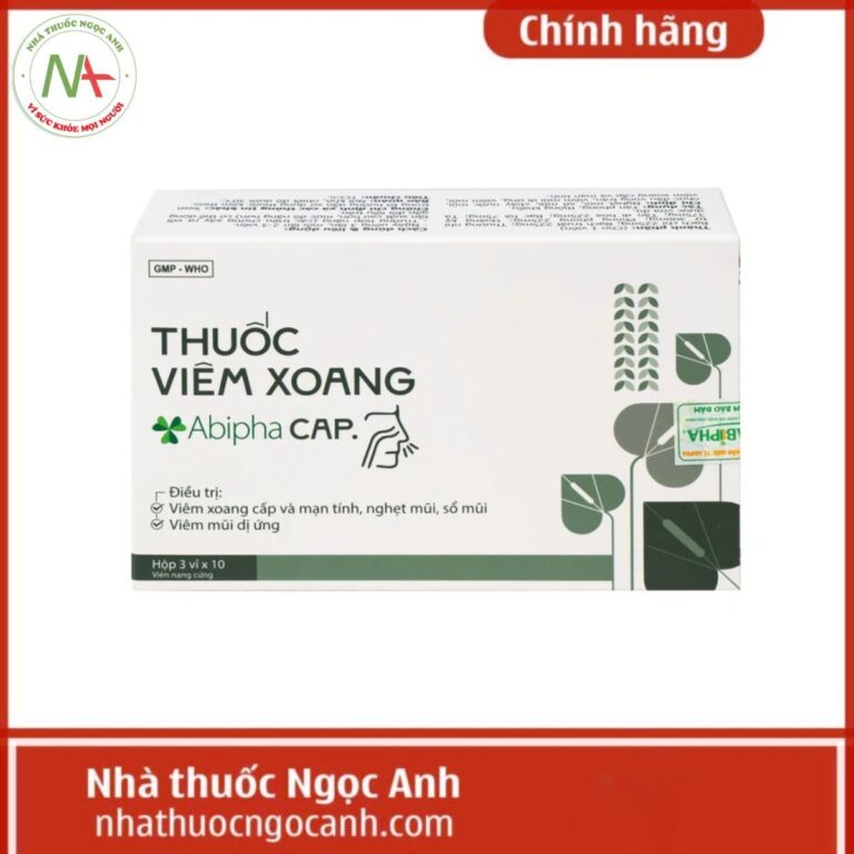 Thuốc viêm xoang Abipha Cap