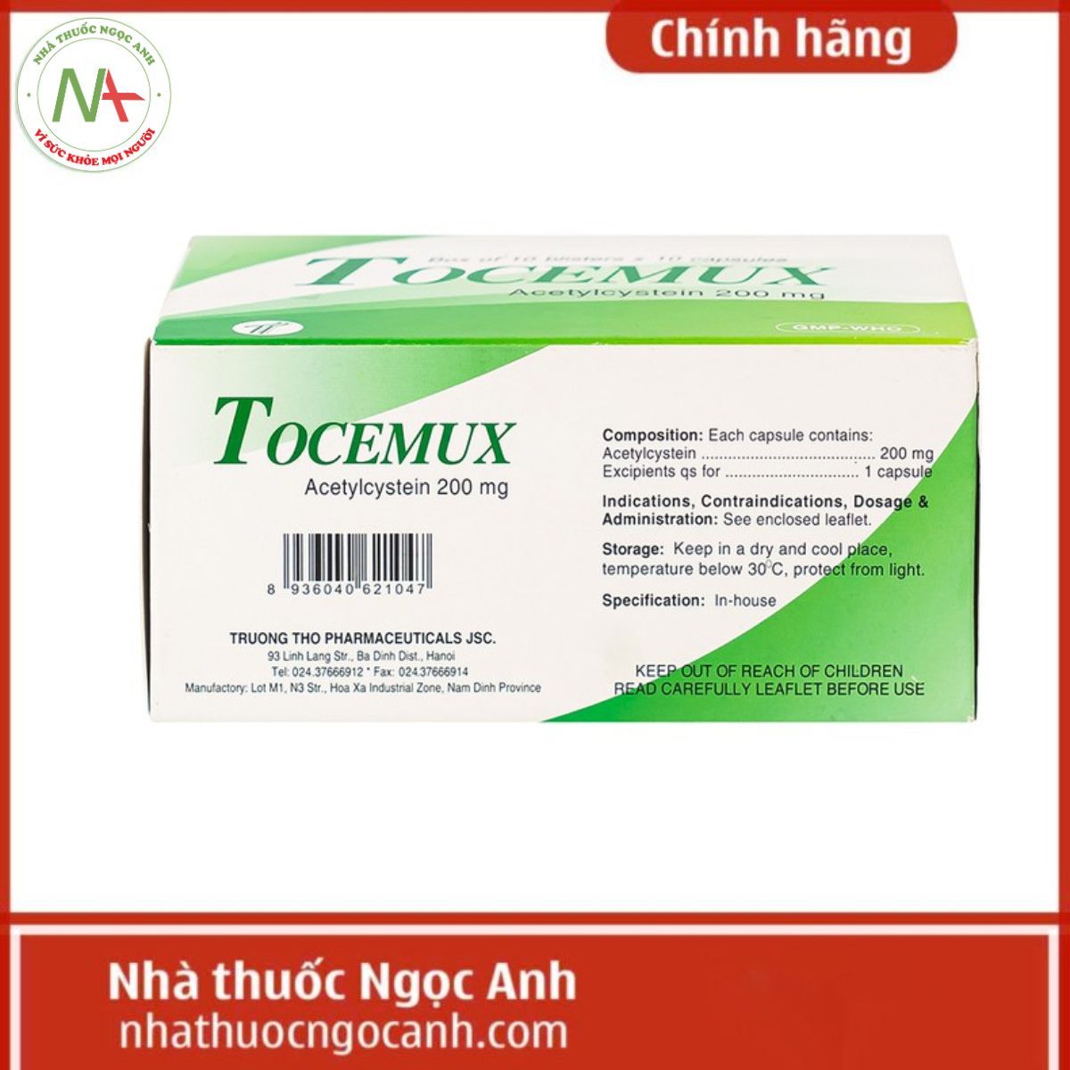 Tocemux 200mg