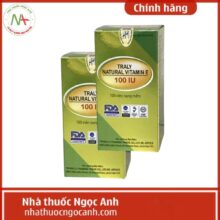 Traly Natural Vitamin E 100IU