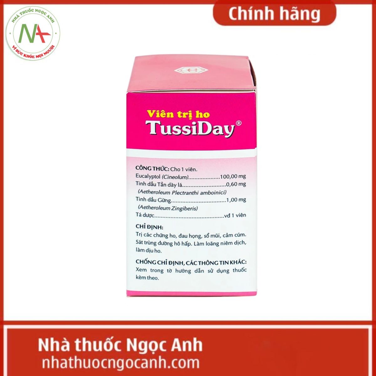 Viên trị ho Tussiday