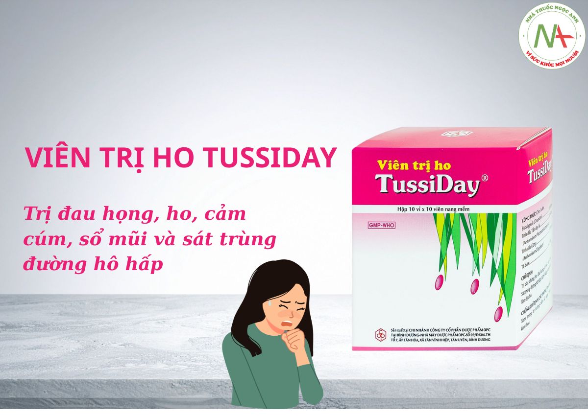 Viên trị ho Tussiday