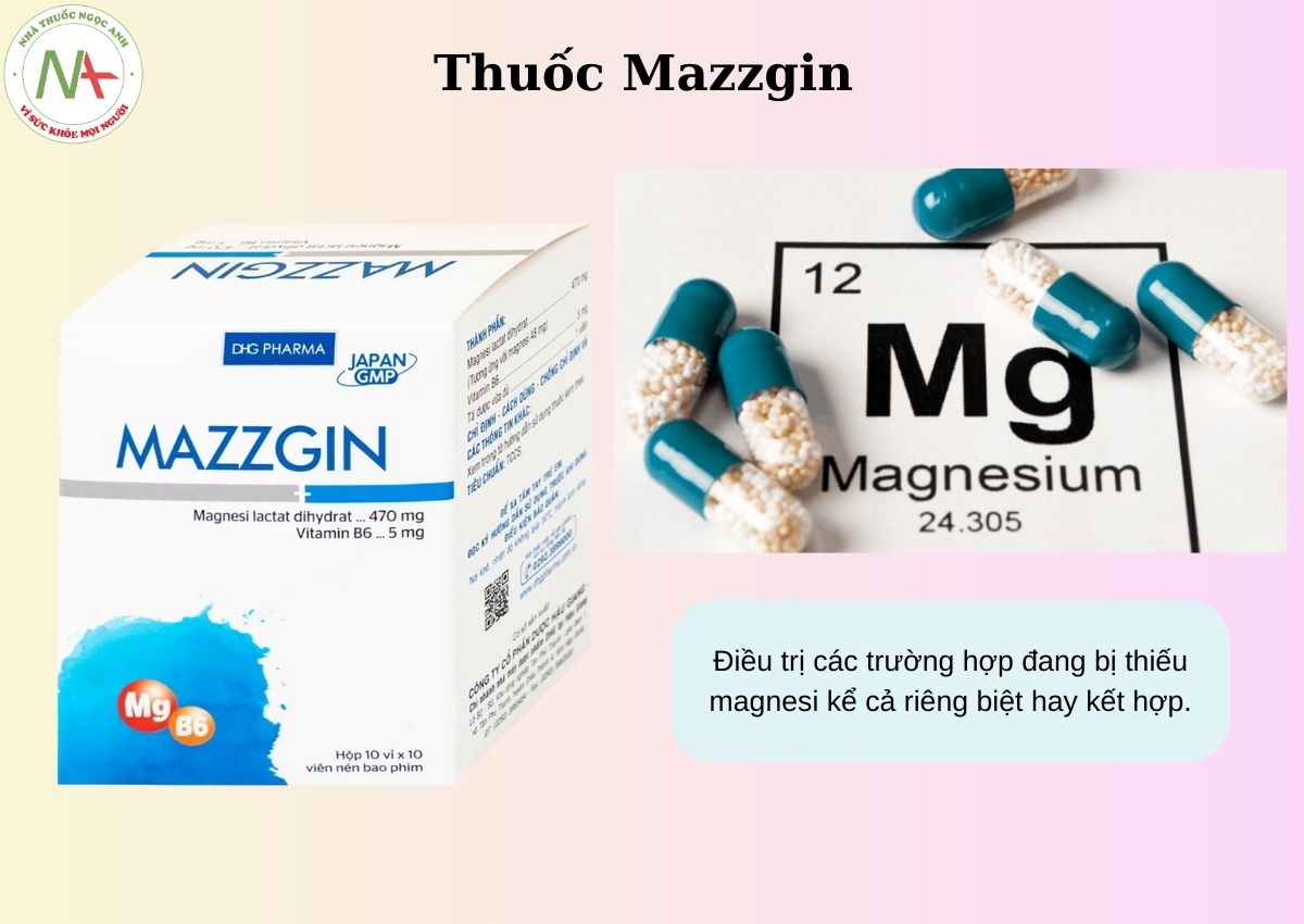 Công dụng - Chỉ định của thuốc Mazzgin