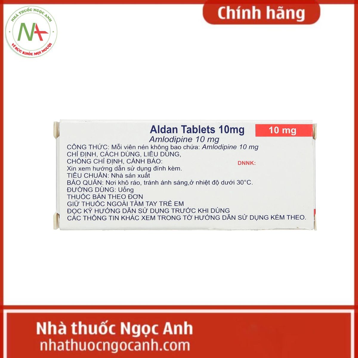 Aldan Tablets 10mg