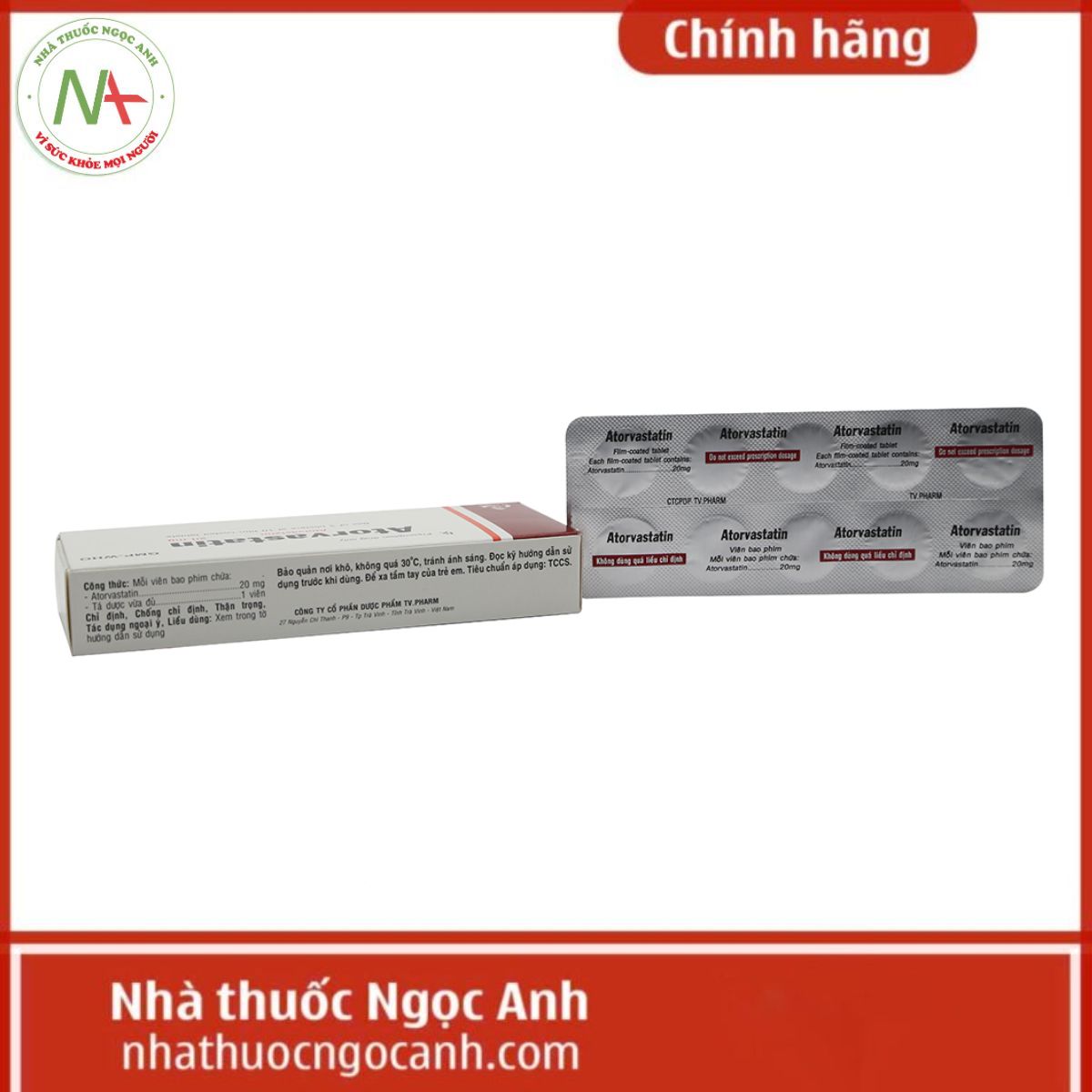 Atorvastatin 20mg TV.Pharm