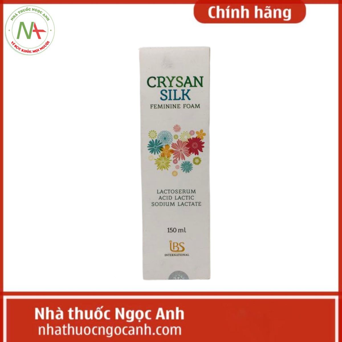 Bọt rửa phụ nữ Crysan Silk 150ml