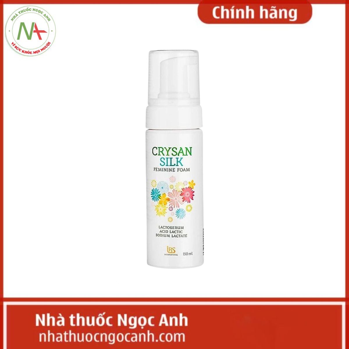 Bọt rửa phụ nữ Crysan Silk 150ml