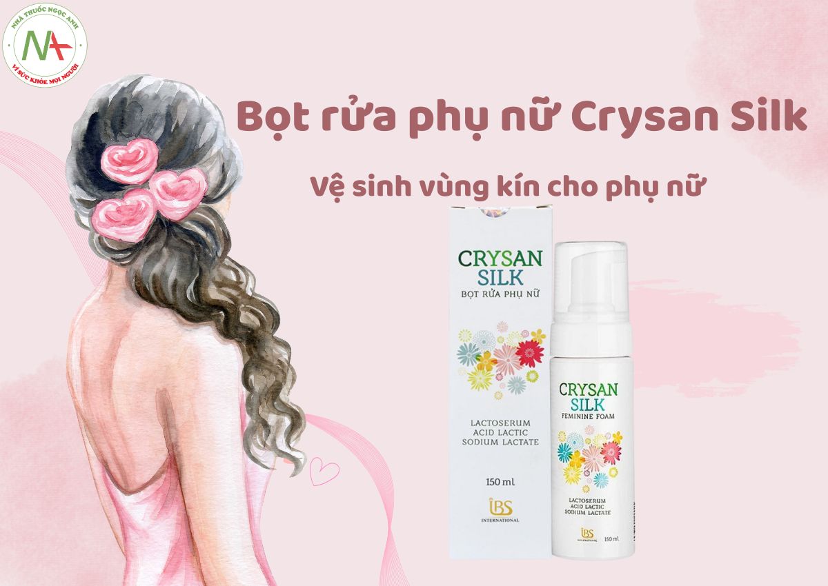 Bọt rửa phụ nữ Crysan Silk 150ml