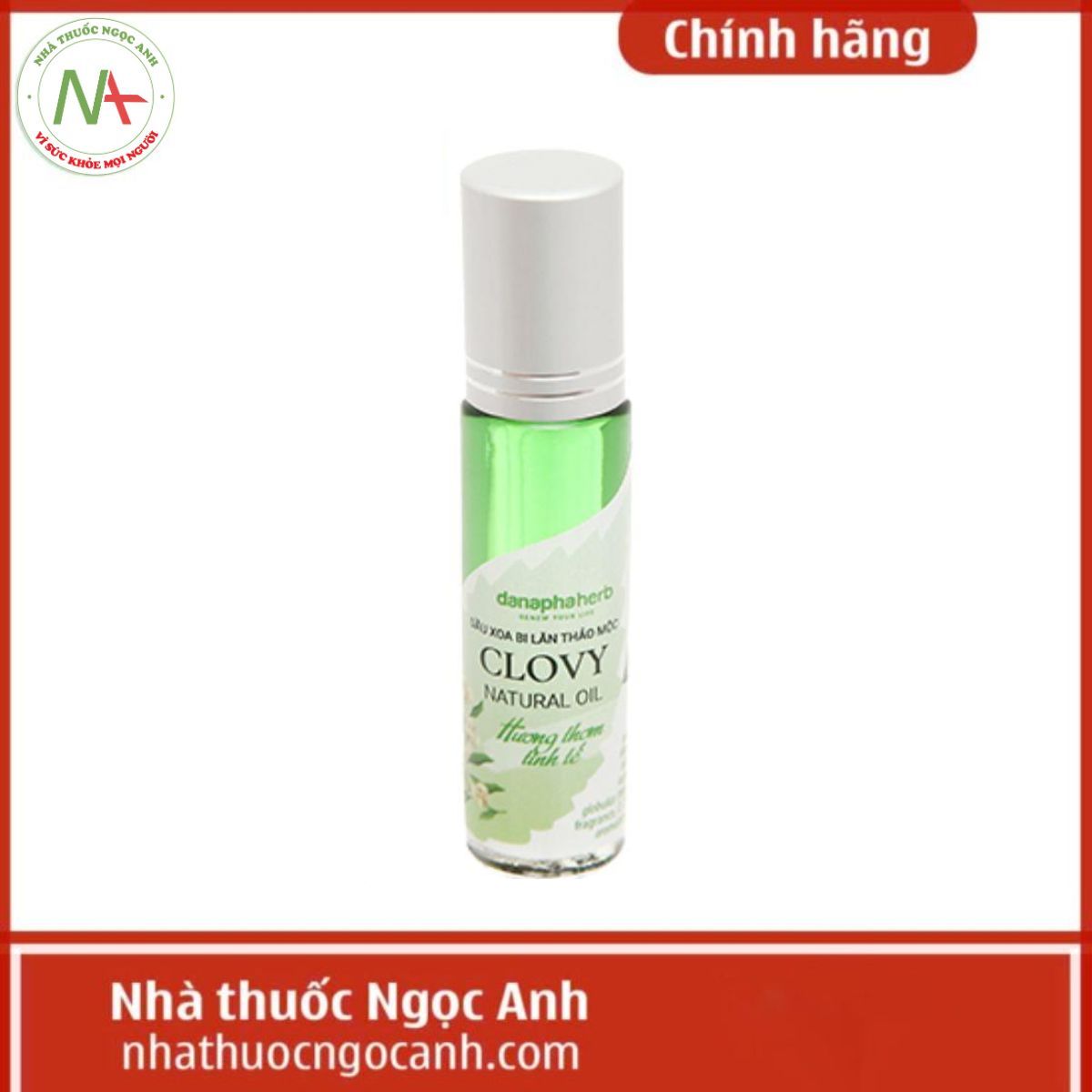 Dầu xoa bi lăn thảo mộc Clovy 9ml