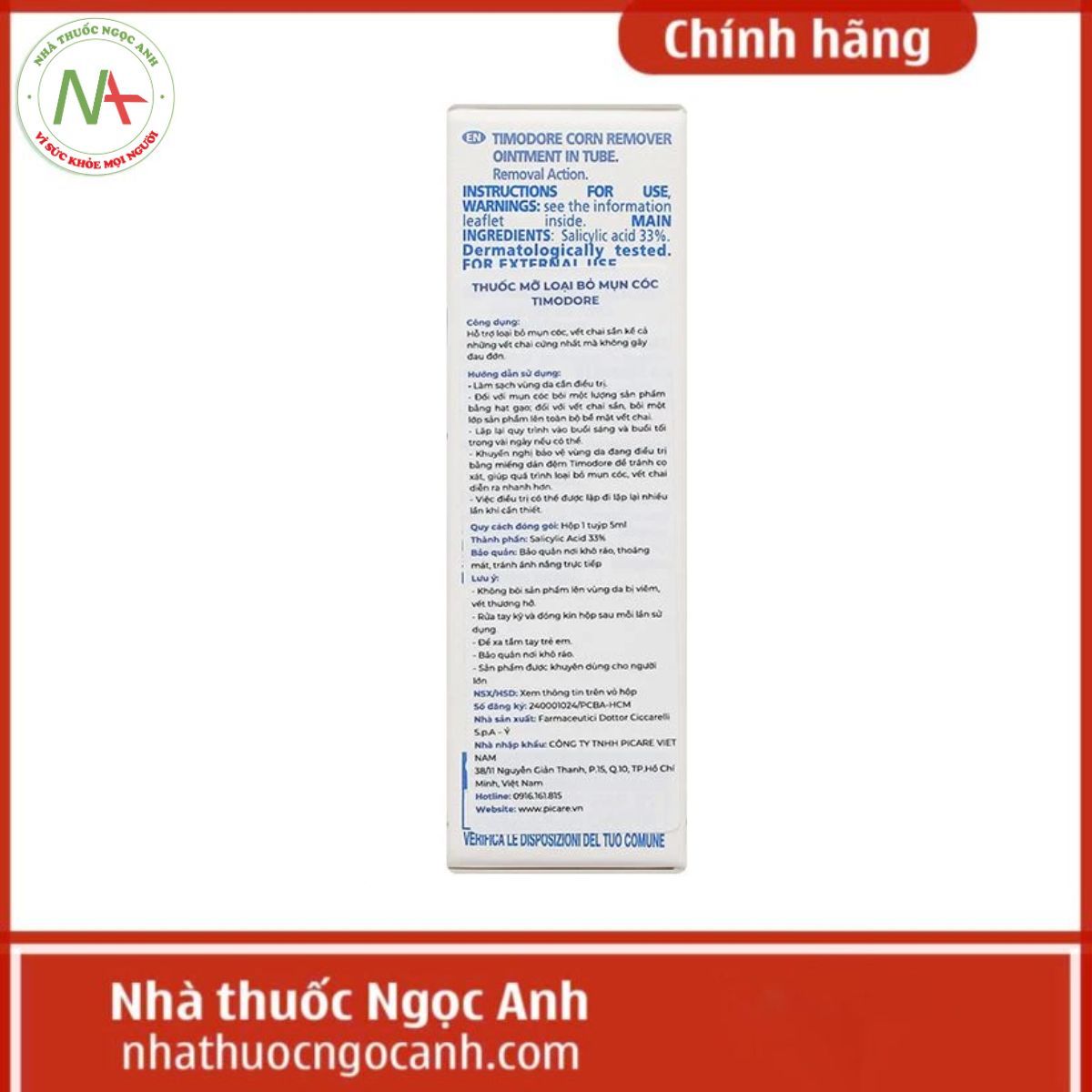 Dr.Ciccarelli Timodore gel 5ml