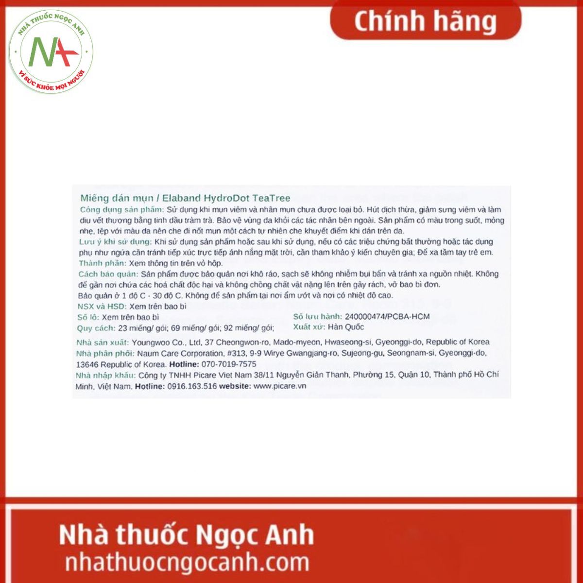 Elaband HydroDot TeaTree