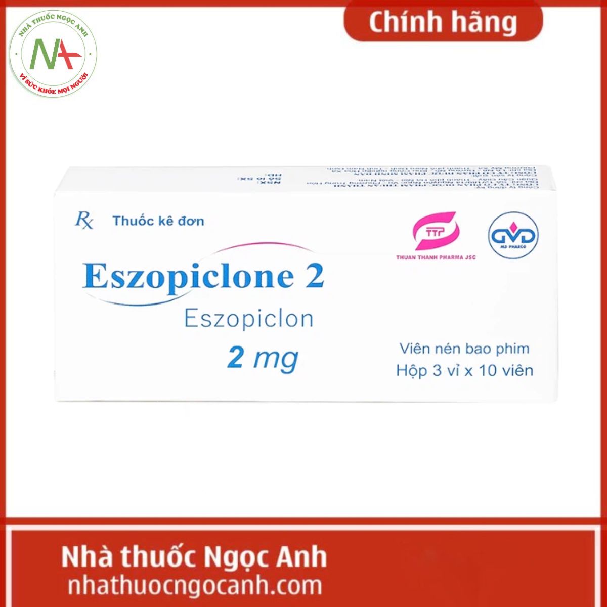Eszopiclone 2mg Minh Dân
