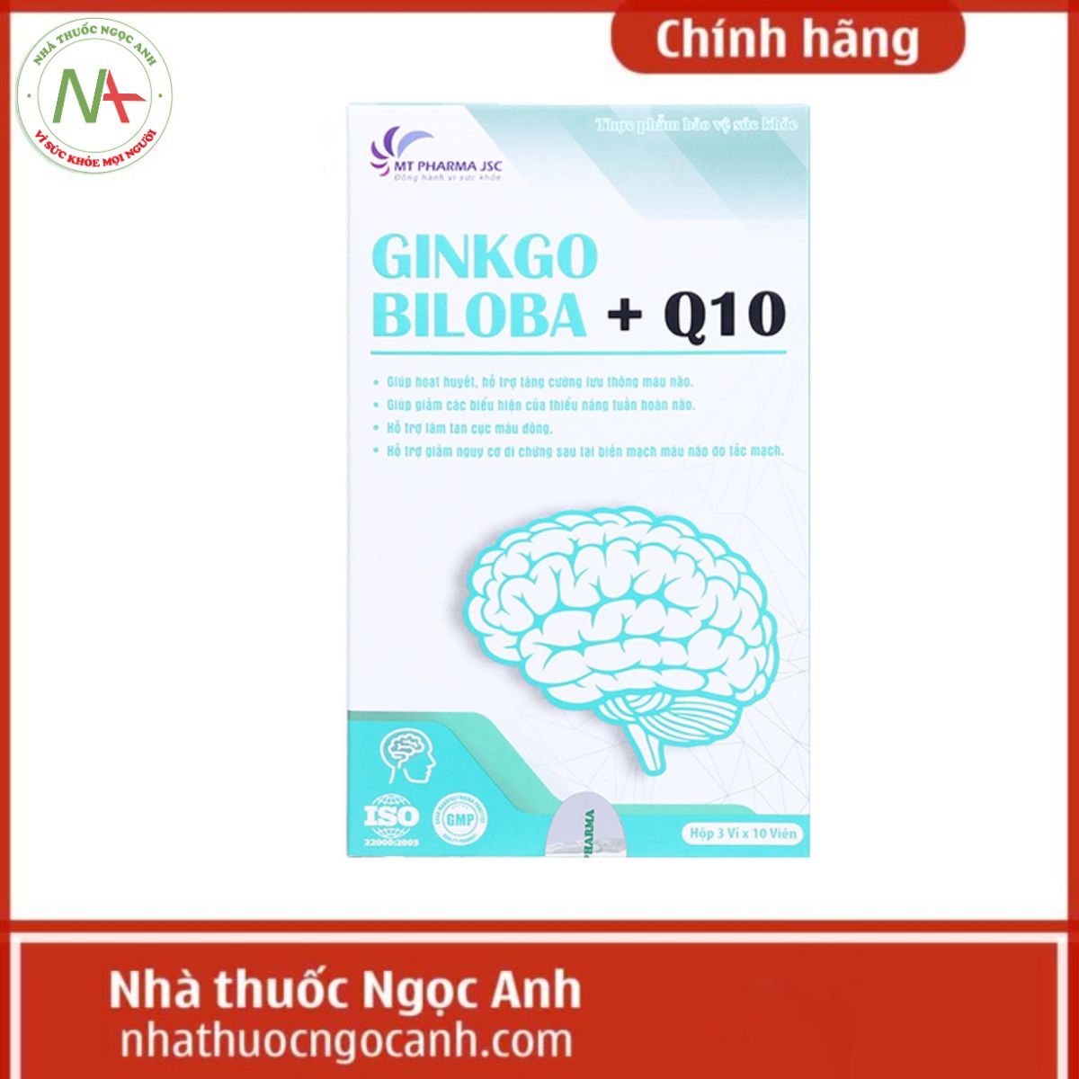 Ginkgo Biloba + Q10 MT Pharma JSC