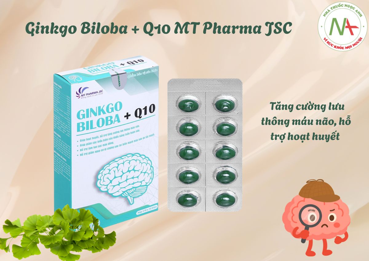 Ginkgo Biloba + Q10 MT Pharma JSC