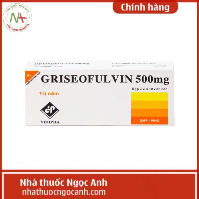 Griseofulvin 500mg Vidipha