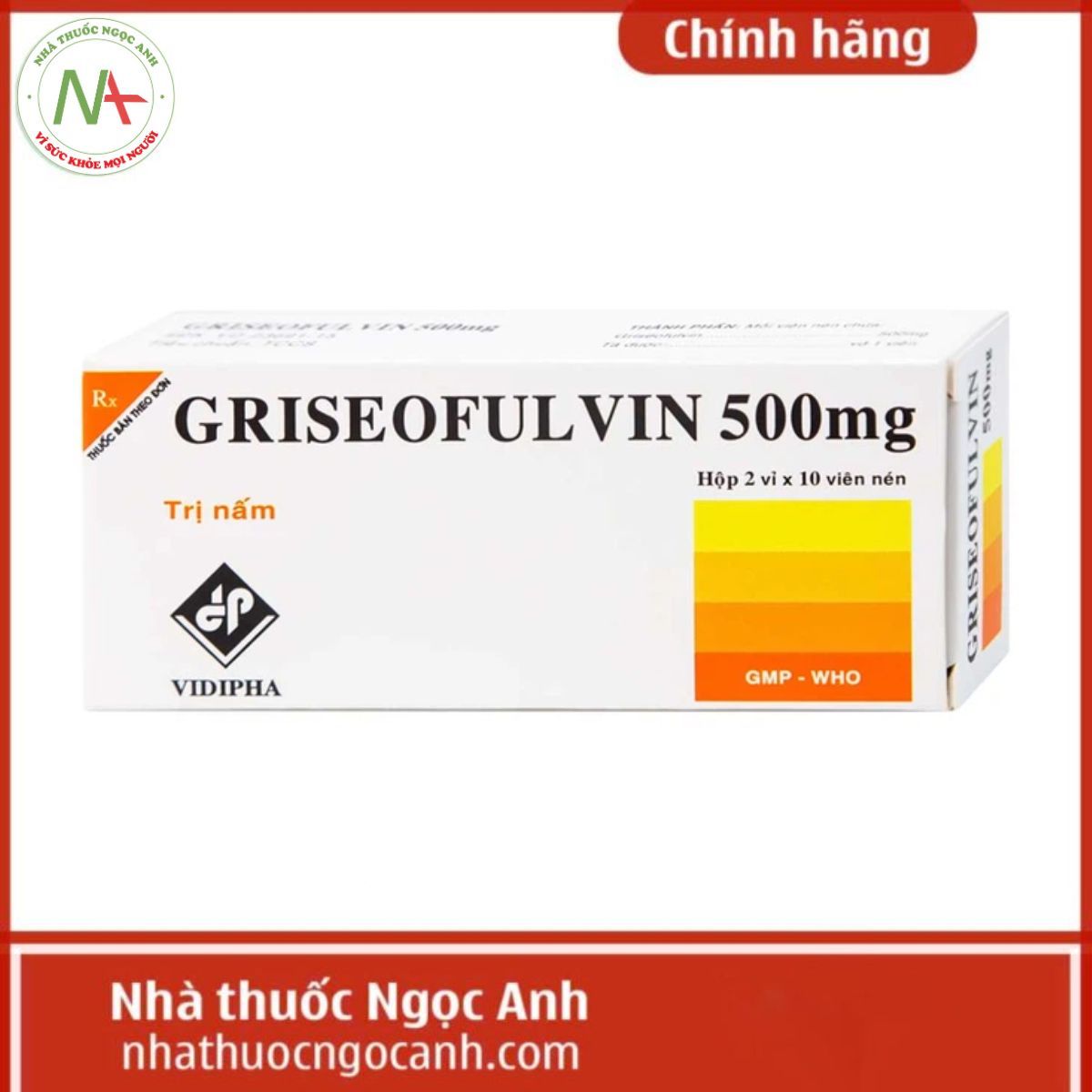 Griseofulvin 500mg Vidipha
