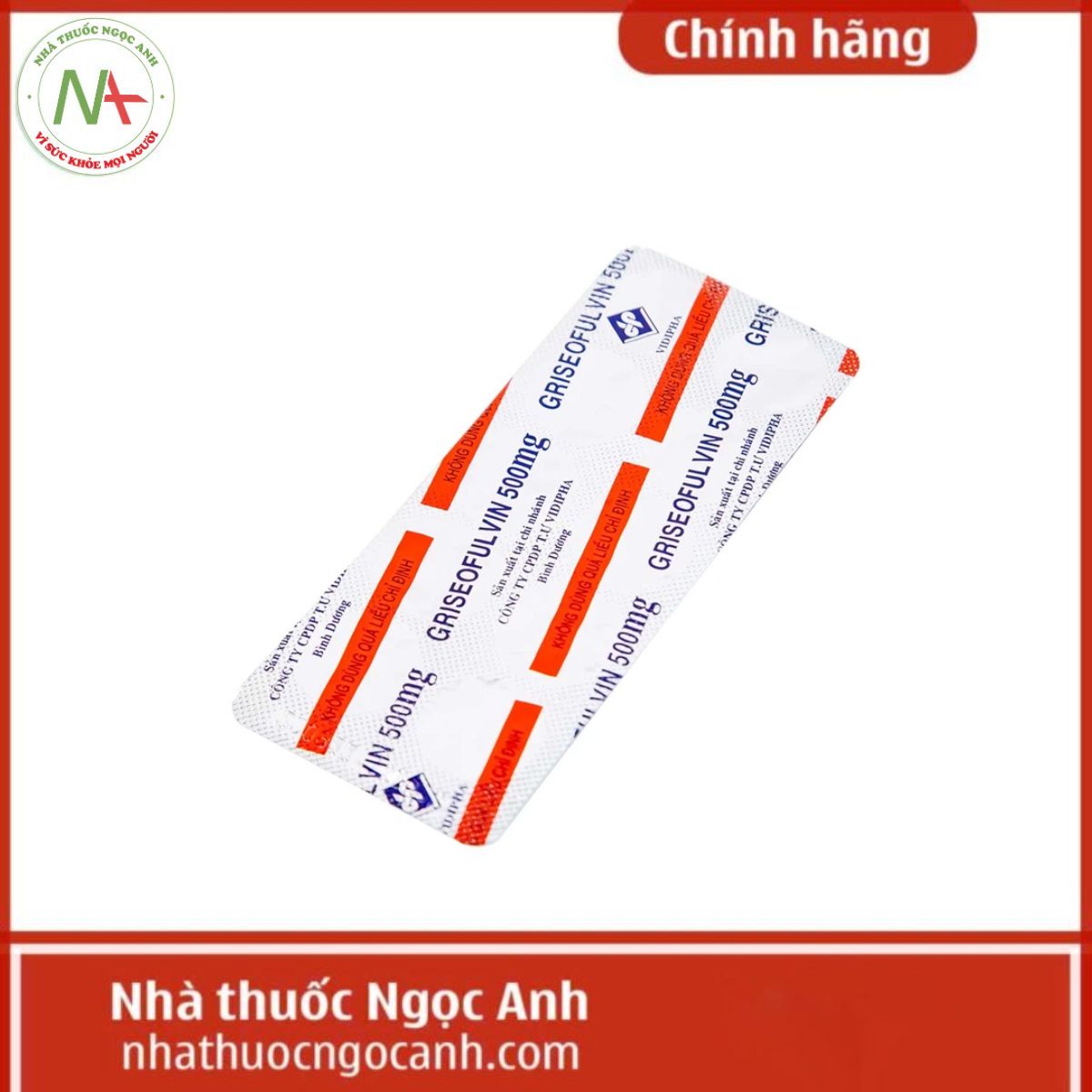 Griseofulvin 500mg Vidipha