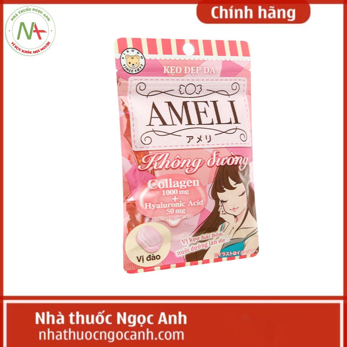 Kẹo đẹp da Ameli