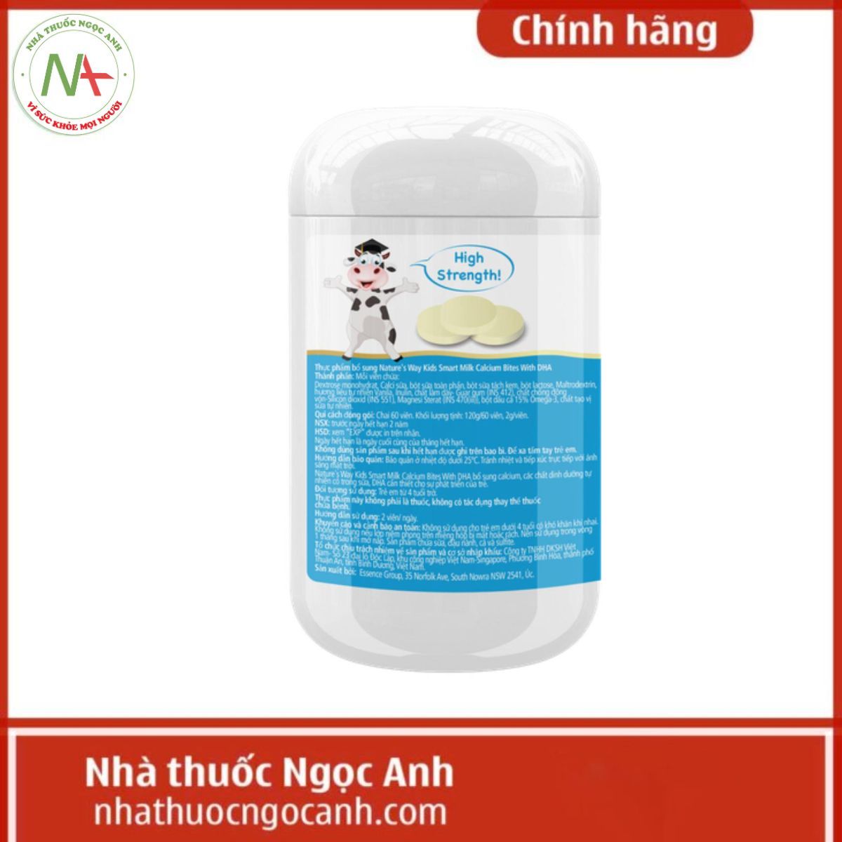 Kids Smart milk calcium bites with DHA