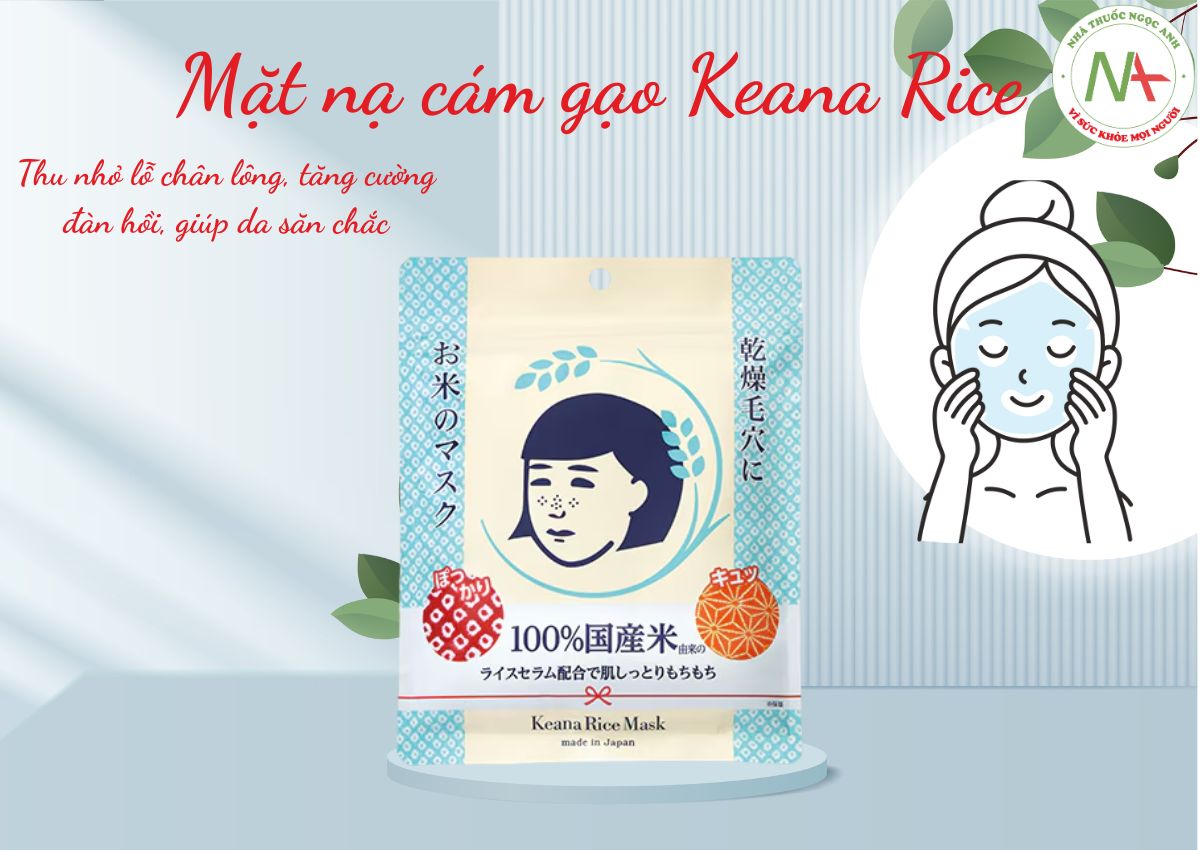 Mặt nạ cám gạo Keana Rice