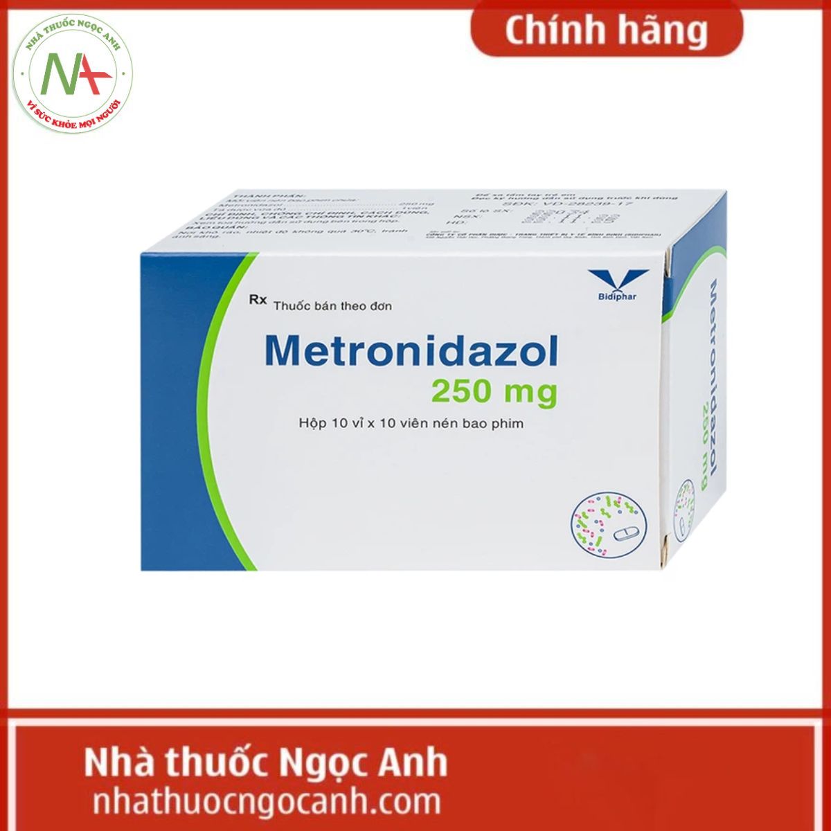 Metronidazol 250mg Bidiphar