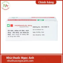 Propranolol 40mg TV.Pharm