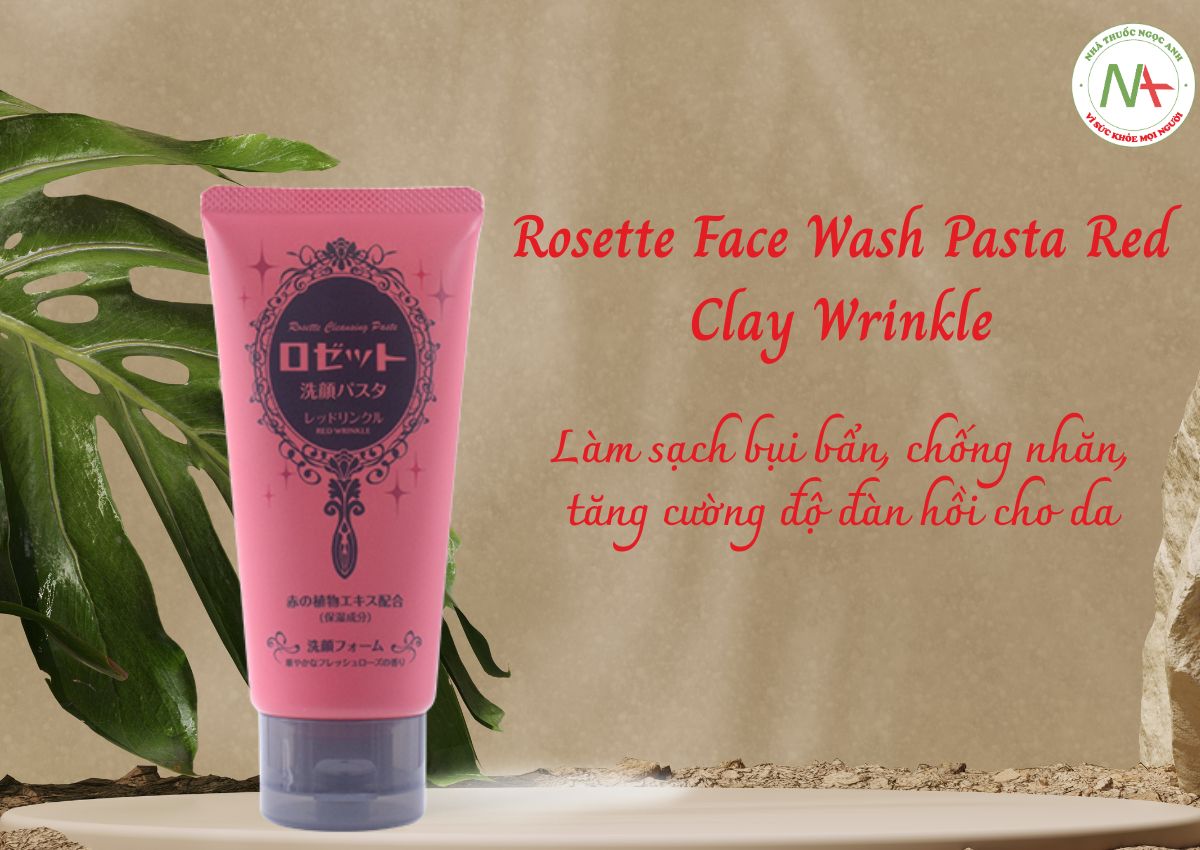 Rosette Face Wash Pasta Red Clay Wrinkle 3 Rosette Face Wash Pasta Red Clay Wrinkle
