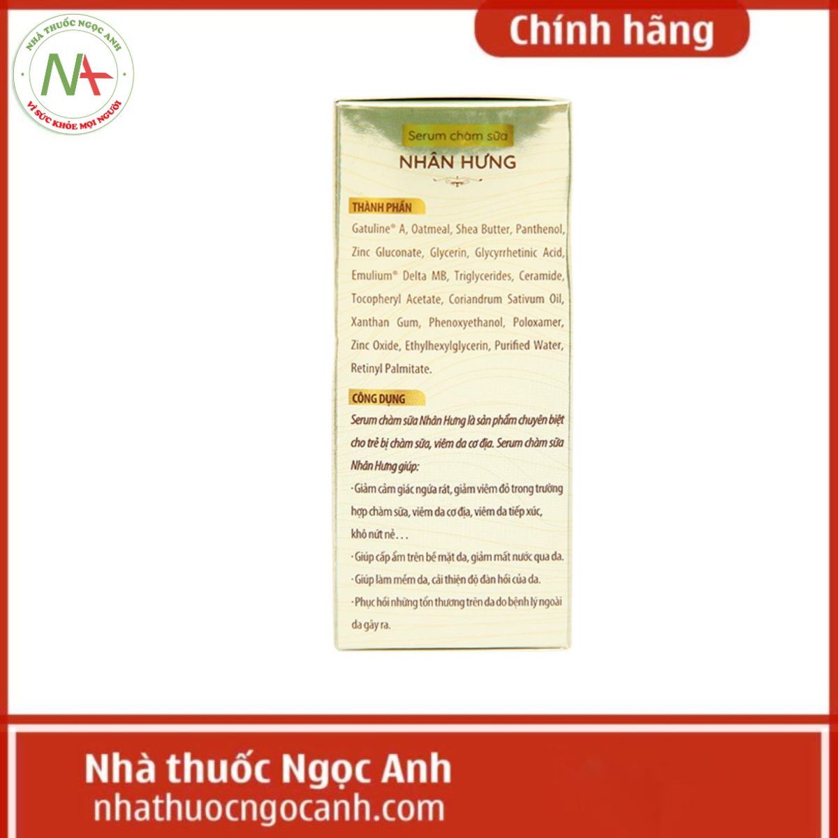 Serum Chàm Sữa Nhân Hưng