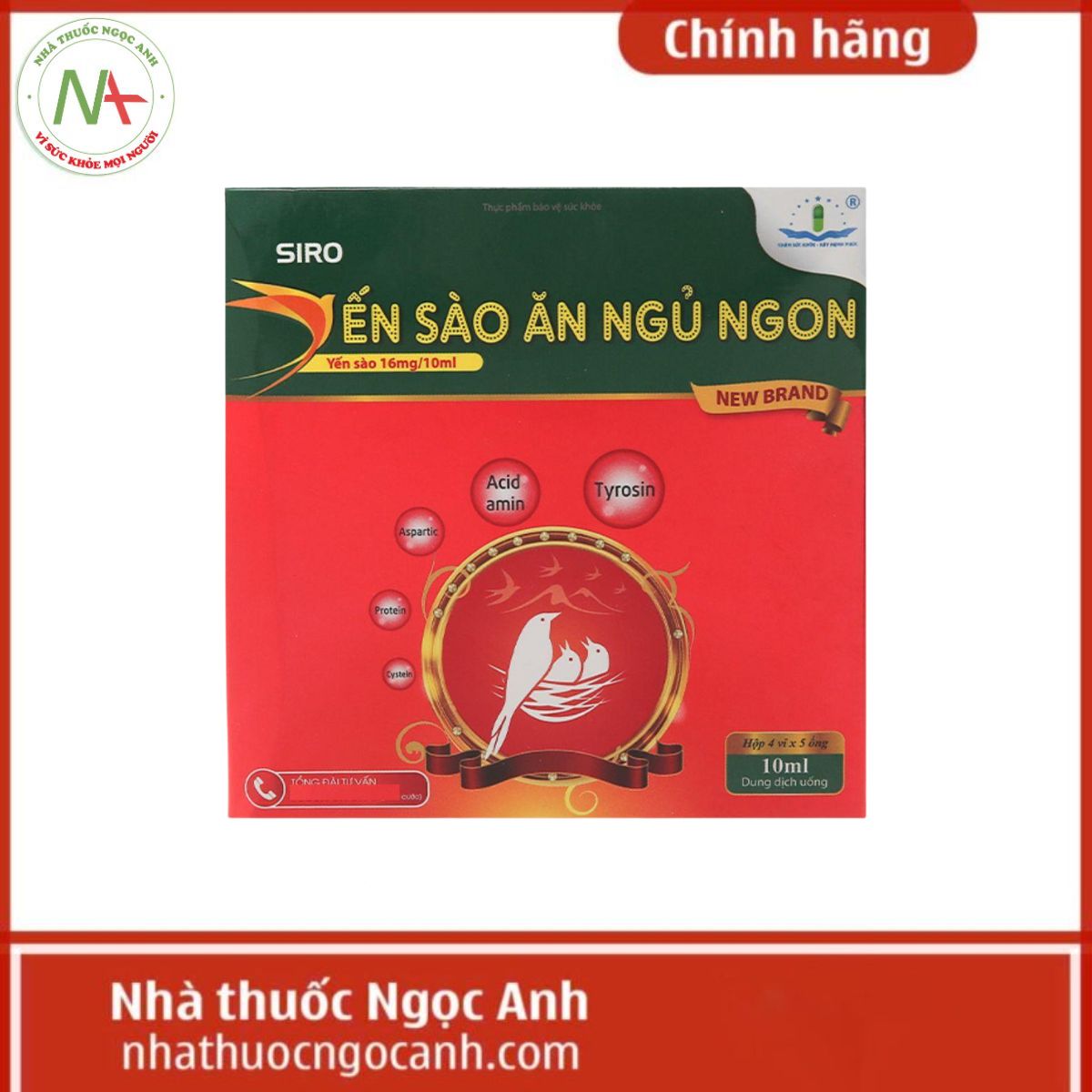 Siro Yến Sào Ăn Ngủ Ngon Tâm Dược